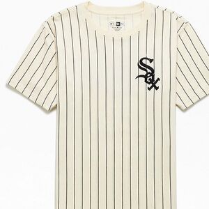 Chicago White Sox MLB All-Star Game 2003 white pinstripe tshirt